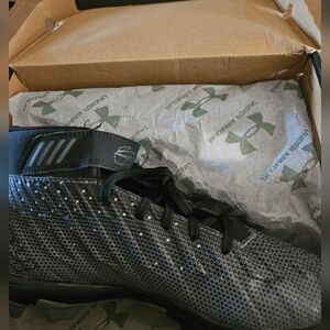 Under Armour Ua Men's Harper 2 Rm Baseball Cleat Shoes Black